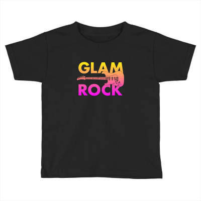 Glam Rock Toddler T-shirt Designed By Mdk Art