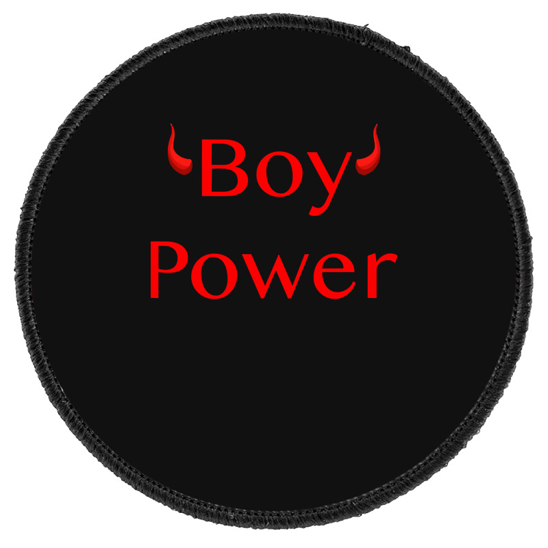 Art Boy Power My Favorite People Round Patch | Artistshot