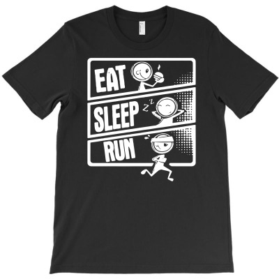 V3 Eat Sleep Run T-shirt Designed By Andini Aprianty