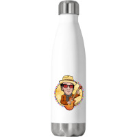 Classic Retro  Power Pop Music Kids Stainless Steel Water Bottle | Artistshot