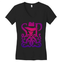 Art Skulduggery Vintage Retro Women's V-neck T-shirt | Artistshot