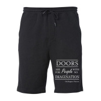 Doors Are For People My Favorite People Fleece Short | Artistshot