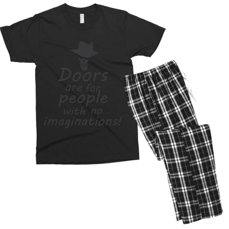 Doors Are For People Women My Favorite Men's T-shirt Pajama Set by ArtistConner | Artistshot