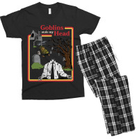 Goblins Stole My Head Vintage Retro Men's T-shirt Pajama Set | Artistshot