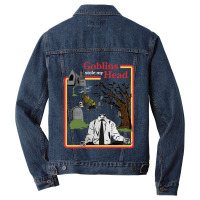 Goblins Stole My Head Vintage Retro Men Denim Jacket | Artistshot