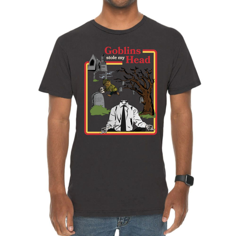 Goblins Stole My Head Vintage Retro Vintage T-Shirt by ArtistConner | Artistshot