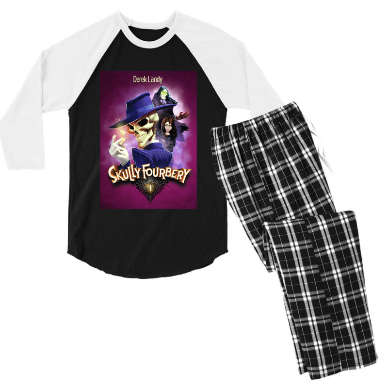 Graphic Skulduggery Vintage Retro Men's 3/4 Sleeve Pajama Set by ArtistConner | Artistshot