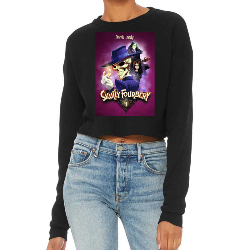 Graphic Skulduggery Vintage Retro Cropped Sweater by ArtistConner | Artistshot