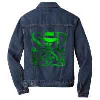 Lover Gifts Skulduggery Art Men Denim Jacket | Artistshot