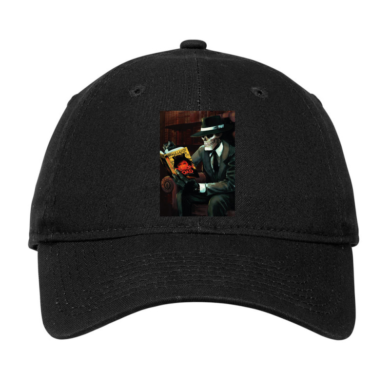 Lover Gifts Skulduggery Painting Adjustable Cap by ArtistConner | Artistshot