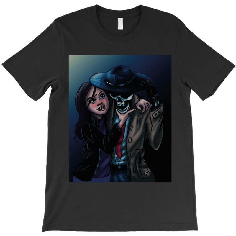 My Favorite People Skulduggery Painting T-Shirt by ArtistConner | Artistshot