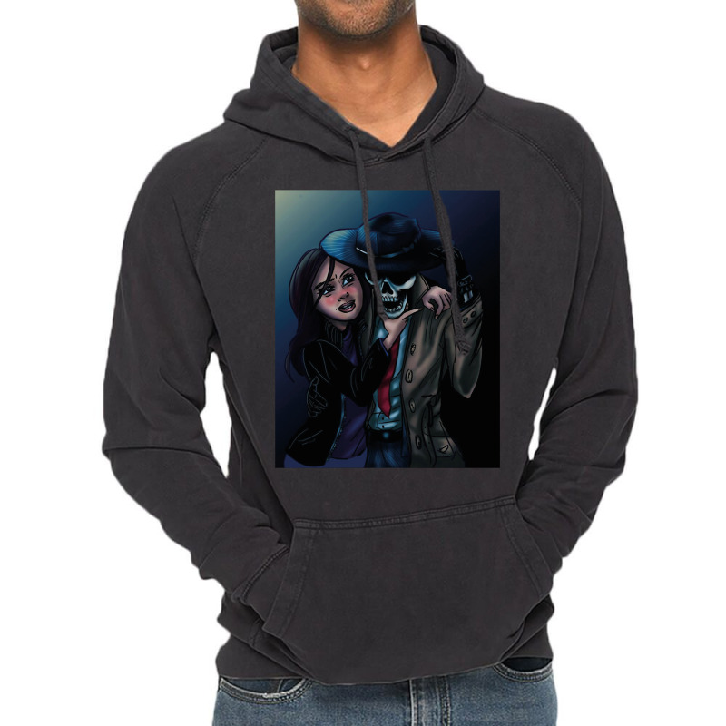 My Favorite People Skulduggery Painting Vintage Hoodie by ArtistConner | Artistshot