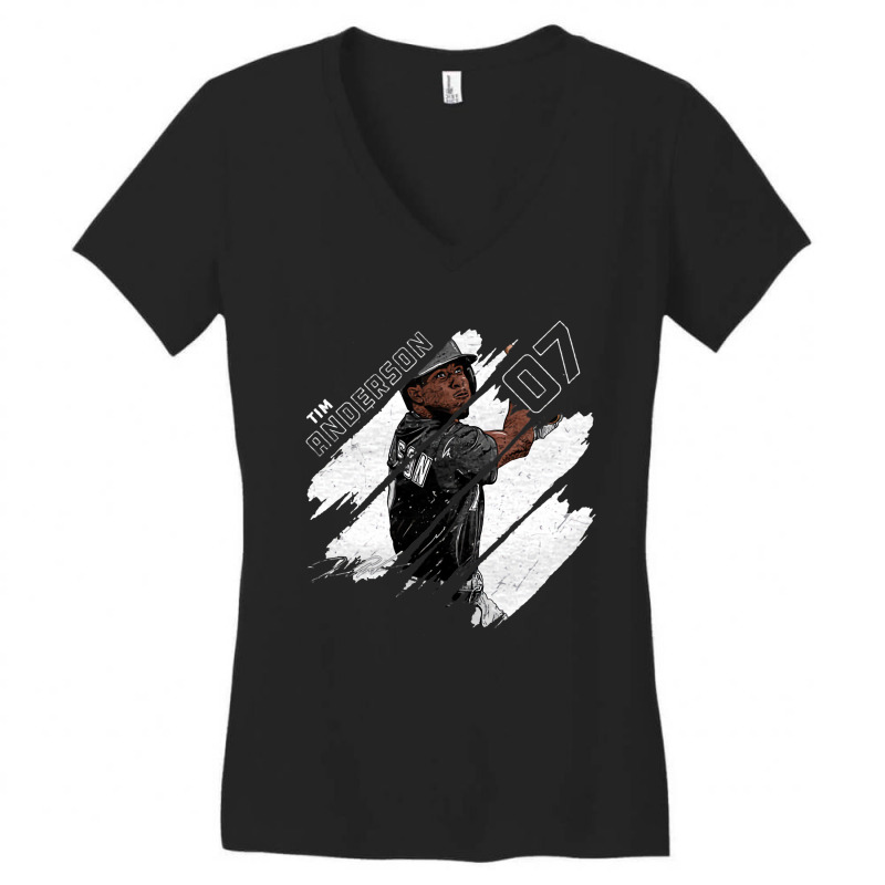 Call Me Tim Anderson Stripes Funny Gift Women's V-Neck T-Shirt by ArtistKyleigh | Artistshot