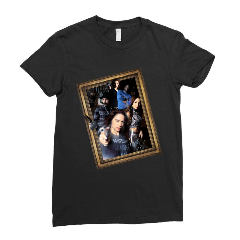 Call Me Wynonna Earp Retro Ladies Fitted T-Shirt by ArtistKyleigh | Artistshot