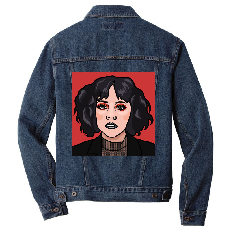 Art Pale Waves Vintage Retro Men Denim Jacket | Artistshot