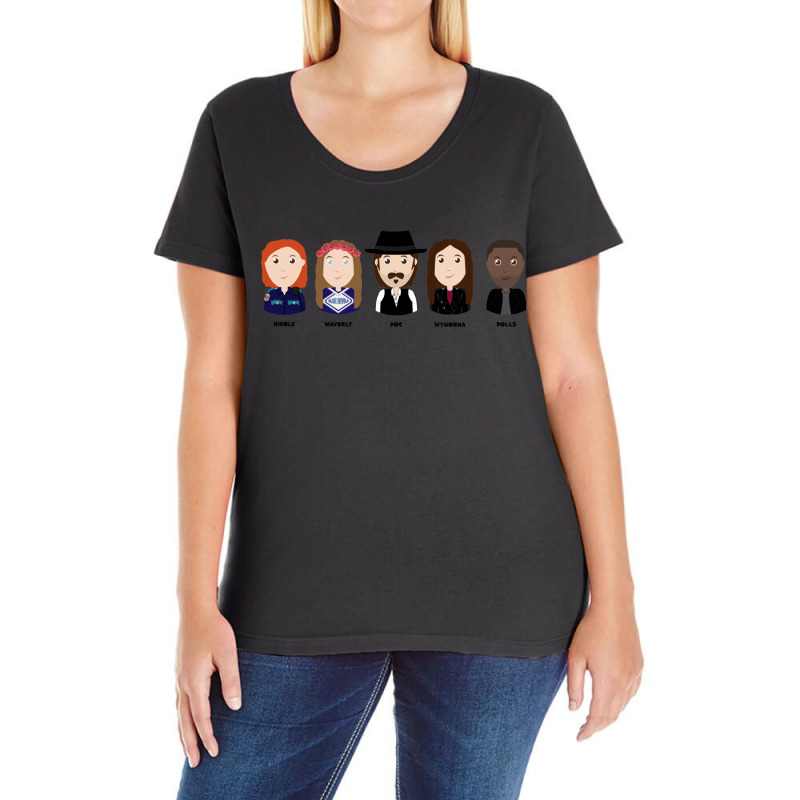 Graphic Wynonna Earp Call Me Ladies Curvy T-Shirt by ArtistKyleigh | Artistshot