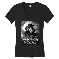 Vintage Retro Skulduggery Poster Women's V-neck T-shirt | Artistshot