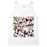 Christmas Santa Claus Pattern Tank Top | Artistshot