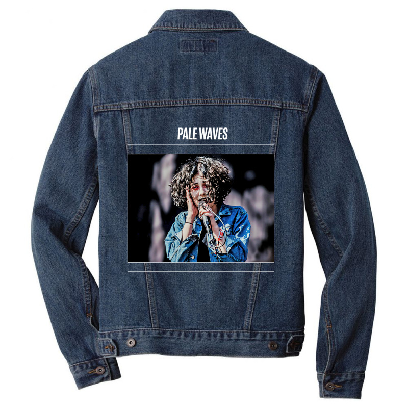 Art Pale Waves Lover Gifts Painting Men Denim Jacket | Artistshot