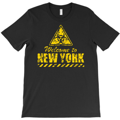 Welcome To New York T-shirt Designed By Andini Aprianty