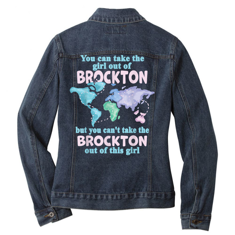 Women From Brockton   Girl From Brockton Massachusetts T Shirt Ladies Denim Jacket by yepesfoloudeni | Artistshot