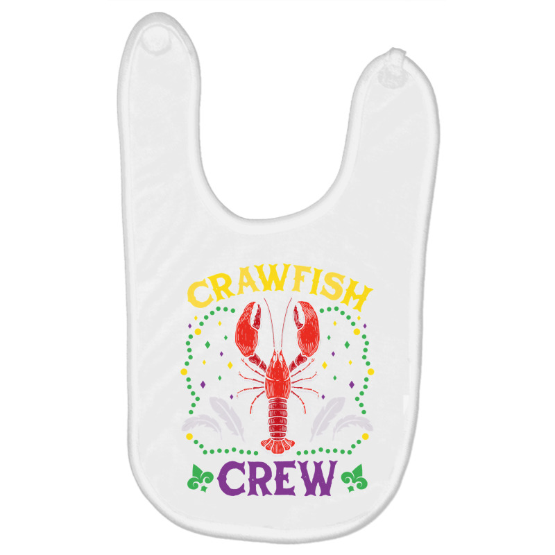 Crawfish Crew Seafood Festival Food Parade Mardi Gras Baby Bibs by bakien89 | Artistshot