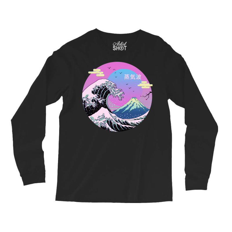 Wave Aesthetic Sweatshirt Long Sleeve Shirts | Artistshot