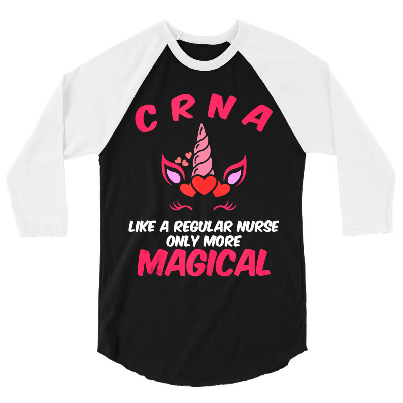 Crna Magical Certified Nurse Anesthetist Tank Top 3/4 Sleeve Shirt | Artistshot