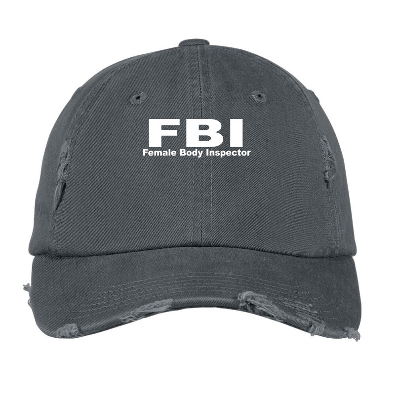 Extraordinary FBI Female Body Inspector Vintage Cap by Artistshot