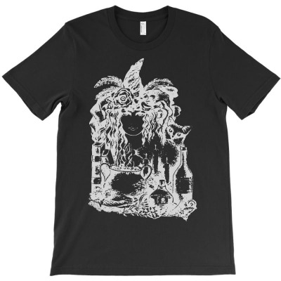 Witch Girl T-shirt Designed By Andini Aprianty