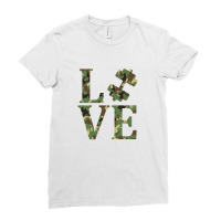 Love Gym Camouflage Ladies Fitted T-shirt | Artistshot