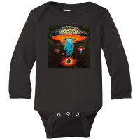 Boston Tribute,rockclockcollection,great,wall,music,perfect,for Dad,fo Long Sleeve Baby Bodysuit | Artistshot