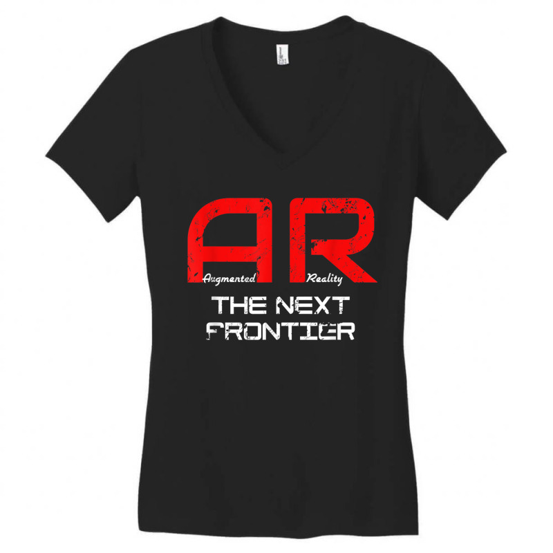 Augmented Reality The Next Frontier - Distressed Design Women's V-Neck T-Shirt by Hoang95 | Artistshot