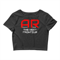 Augmented Reality The Next Frontier - Distressed Design Crop Top | Artistshot