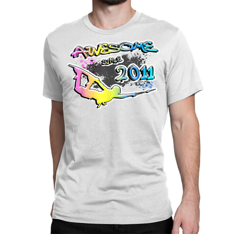 Awesome Since 2011. Wakeboard Lifestyle T Shirt Classic T-shirt | Artistshot