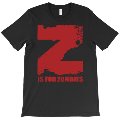 Z Is For Zombies T-shirt Designed By Andini Aprianty