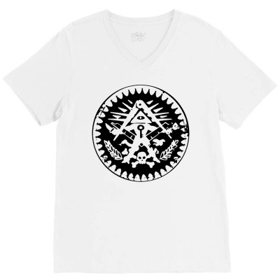 Inside Joke Cognito Inc Shadow Government Conspiracy Seal V-neck Tee Designed By Jacktees