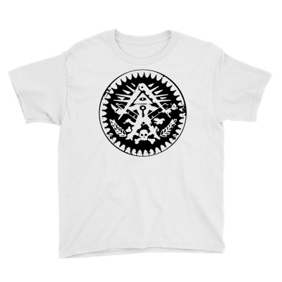 Inside Joke Cognito Inc Shadow Government Conspiracy Seal Youth Tee Designed By Jacktees