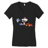 Graphic Vintage  Run Art Characters Day Gift Women's V-neck T-shirt | Artistshot