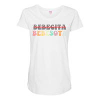 Bebesota Latina Retro T Shirt Maternity Scoop Neck T-shirt | Artistshot