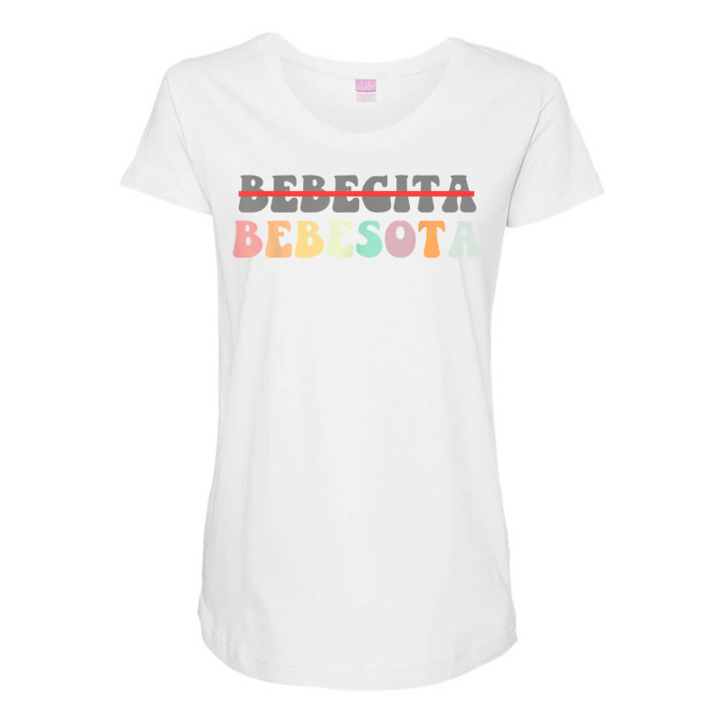 Bebesota Latina Retro T Shirt Maternity Scoop Neck T-shirt by ruffelbzk | Artistshot