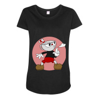 Vintage Classic  Knock Out Design Character Funny Gifts Maternity Scoop Neck T-shirt | Artistshot