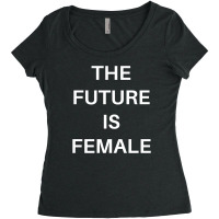 The Future Is Female Women's Triblend Scoop T-shirt | Artistshot