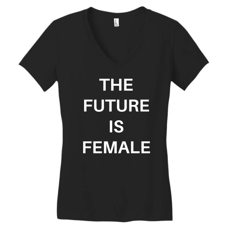 The Future Is Female Women's V-Neck T-Shirt by MegaAgustina | Artistshot