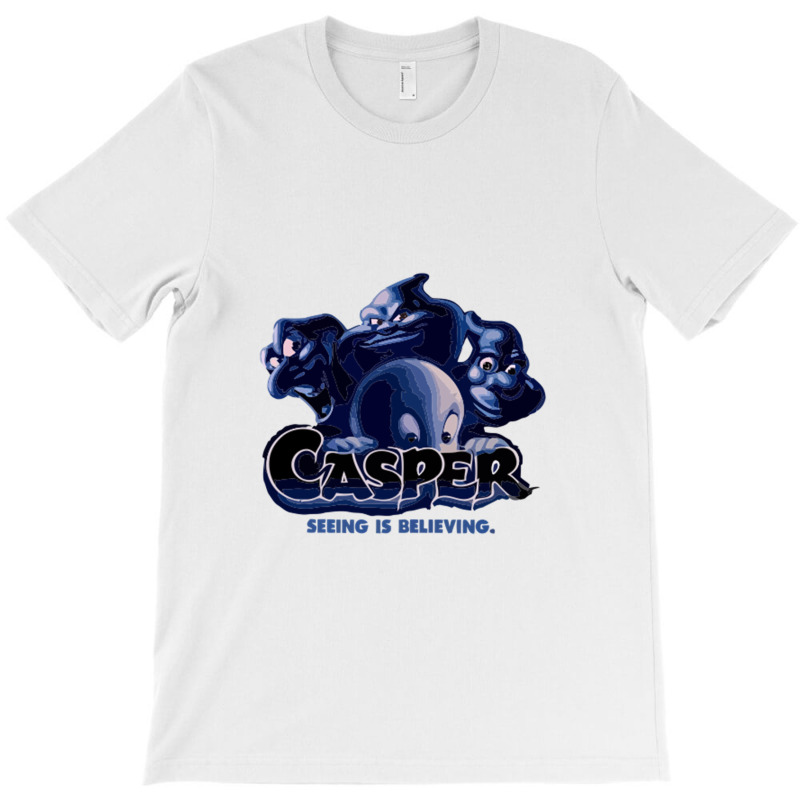 cafeteria pære kyst Custom Casper Cute And Spooky Ghost T-shirt By Custom-designs - Artistshot