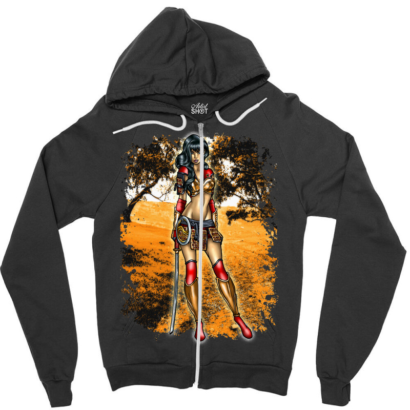 Graphic Picture  Princess Funny Gift Zipper Hoodie | Artistshot