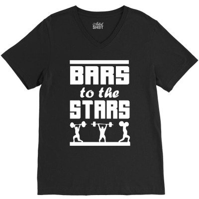 Bars To The Stars Funny V-neck Tee Designed By Yathad