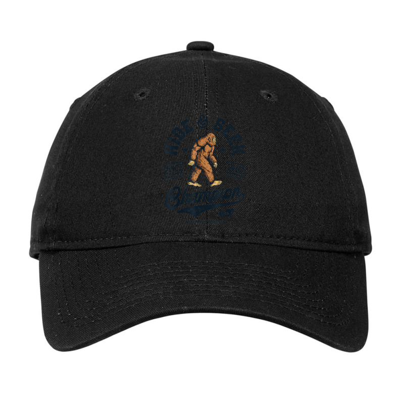 Bigfoot Hide And Seek Champion Funny Sasquatch Retro Vintage Adjustable Cap by Hoang95 | Artistshot