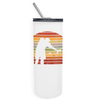 Bowfisher Vintage Retro Bowfisher Shoot Fish Bow Hunter Skinny Tumbler | Artistshot