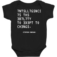 Science Quote, Intelligence Is The Ability To Adapt.. Hoodie Baby Bodysuit | Artistshot